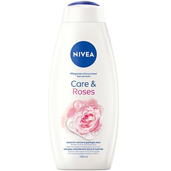 شامپو بدن نیوآ مدل Care & Roses 750 میل
