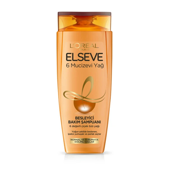 شامپو لورال السیو تقویت تغذیه مو Loreal paris elseve 6 mucizevi yağ