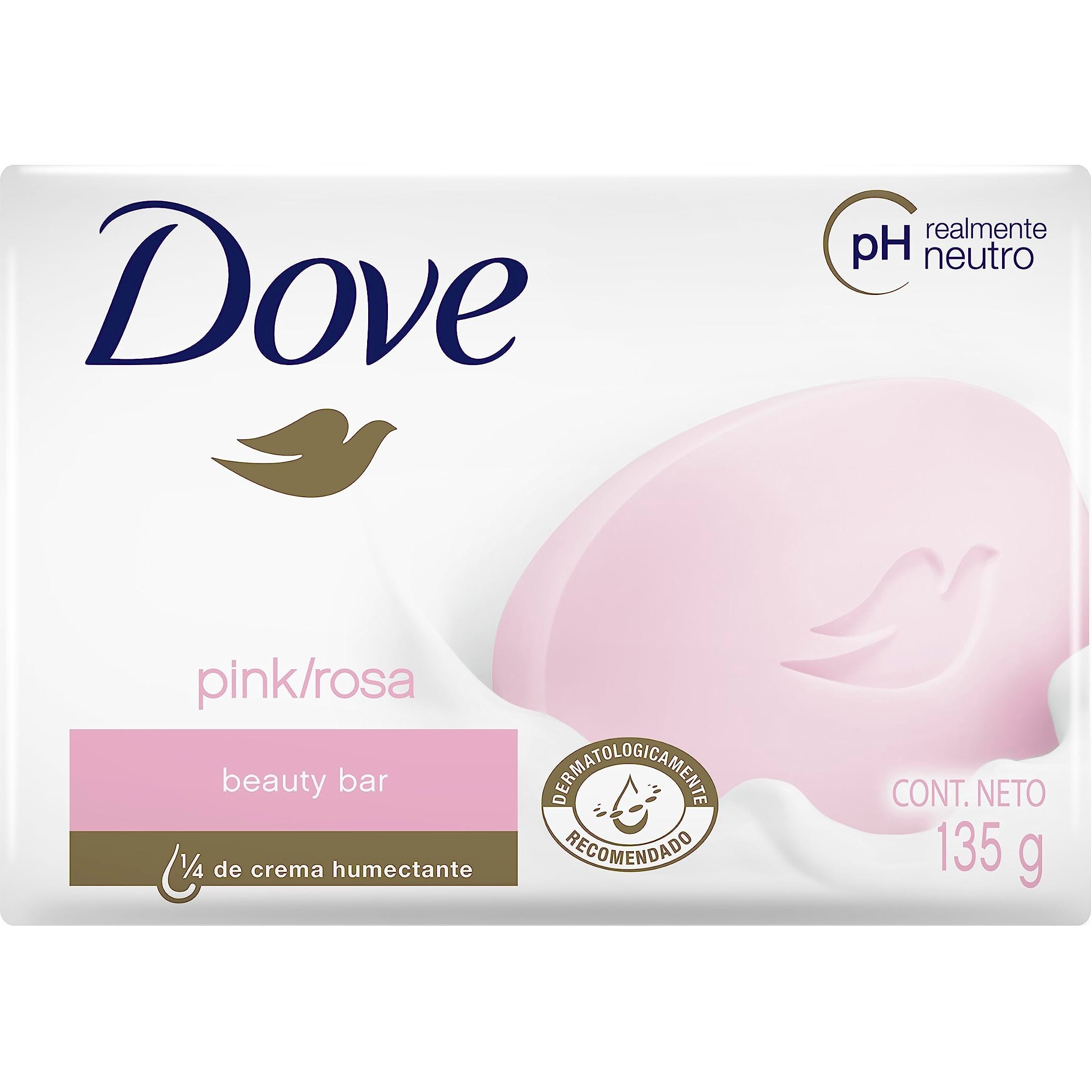 صابون داو (Dove) مدل رز صورتی وزن 135 گرم
