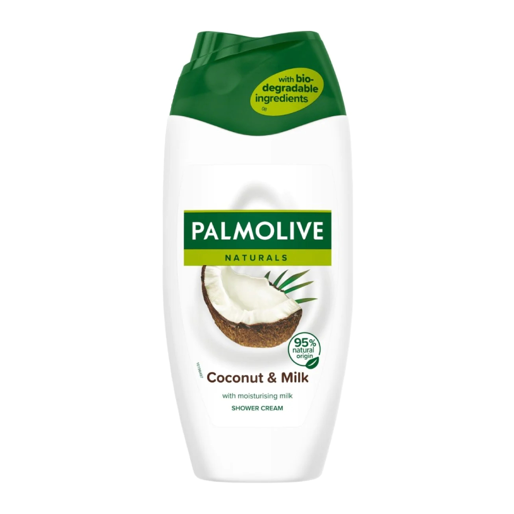شامپو بدن پالمولیو Palmolive مدل Coconut And Milk عصاره نارگیل شیر حجم 250 میل