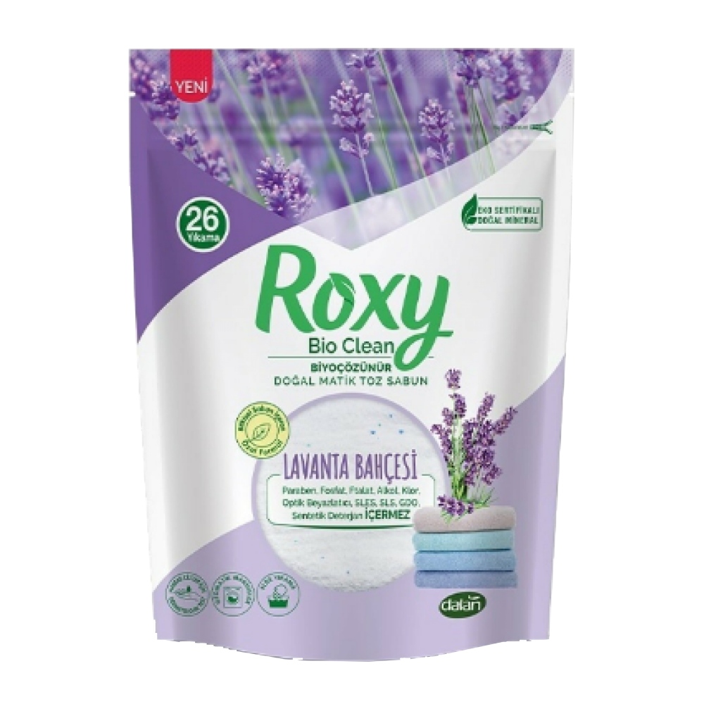 پودر صابون Roxy مدل Lavanta رایحه اسطوخودوس وزن 800 گرم