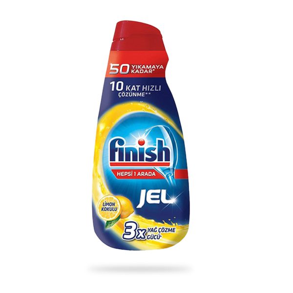 ژل ماشین ظرفشویی فینیش finish رایحه لیمو حجم ۱۰۰۰ میل